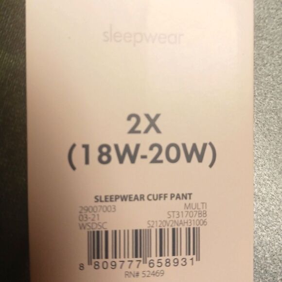 SECRET TRESURE Women's Leopard Print Soft Cuffed Sleep Or Lounge Wear. - Picture 11 of 13